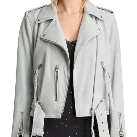 All Saints Jackets & Blazers - Allsaints suede balfern leather jacket